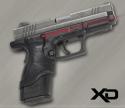 Crimson Trace - LG-446 - Springfield Armory XD (9mm /.40 cal 1.357 Sig /.45GAP)