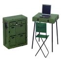 Hardigg Case, Admin Desk w/chair